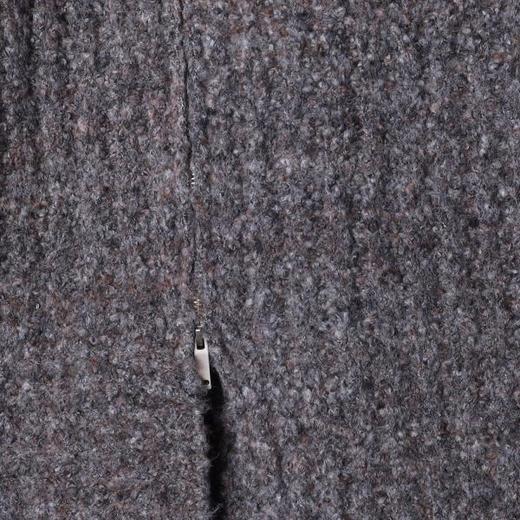 72556SDSA男士秋冬新款痞帅男装潮牌不规则斜拉链针织衫百搭开衫毛衣 商品图3