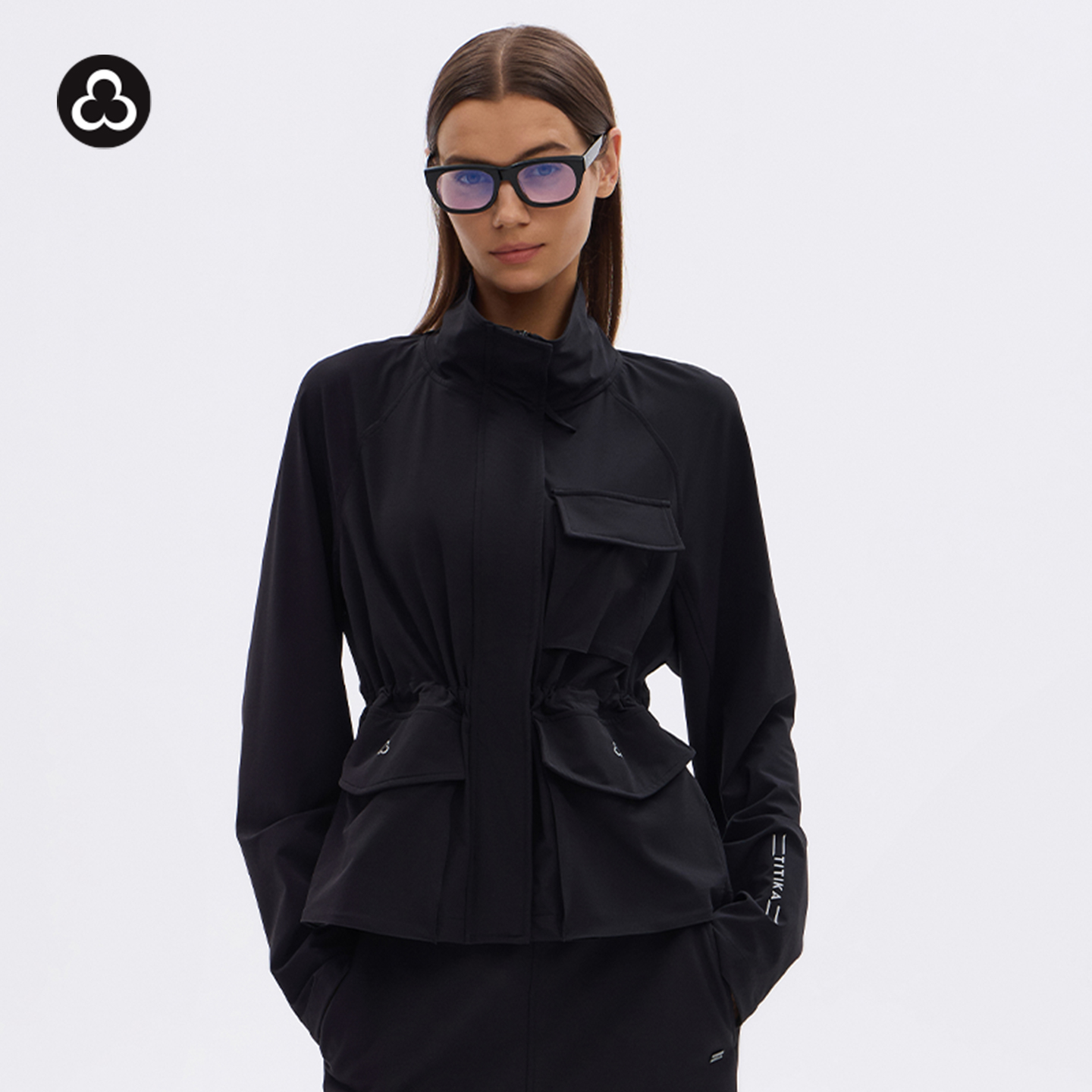 TITIKA SAFARI工装外套宽松立领防风上衣秋冬户外健身运动夹克31175