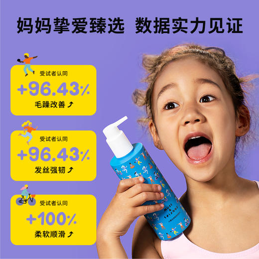 【MUSE&FRIENDS】大童洁净柔顺洗发水儿童洗发露护发氨基酸洗发水 10g洗发水2袋 商品图2