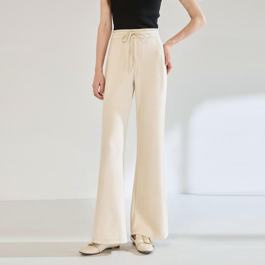 「高货sh」全新升级【铂金会员247/天猫329/差价82】(95252)洛诗琳百搭显瘦微喇卫裤2025秋季新款高腰直筒显瘦休闲裤 商品图1