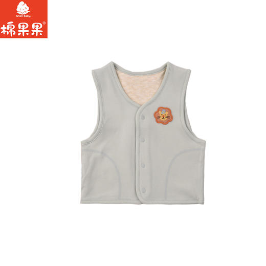 棉果果冬季新品暖姜棉柔软保暖80-130码背心暖姜马甲M411171425689 商品图1
