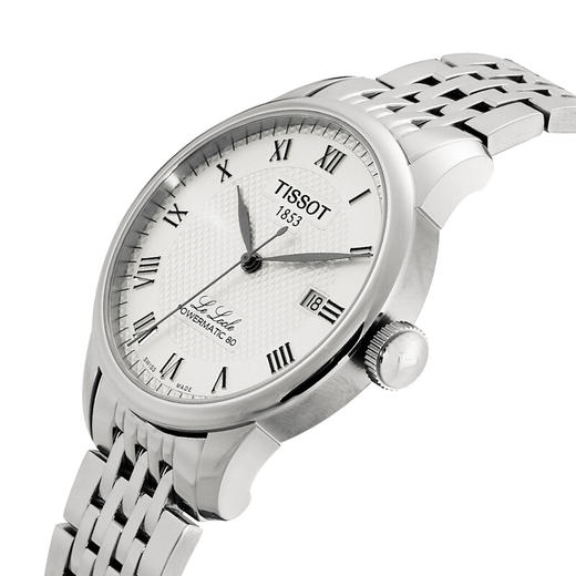 天梭Tissot力洛克系列80机芯机械男表银盘钢带 T006.407.11.033.00 商品图1