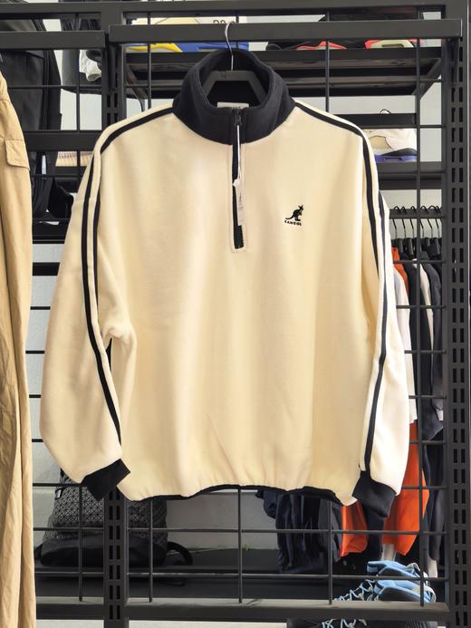 威海原单货！！付款减库存！！日版 kangol袋鼠摇粒绒半拉链高领套头卫衣 商品图4