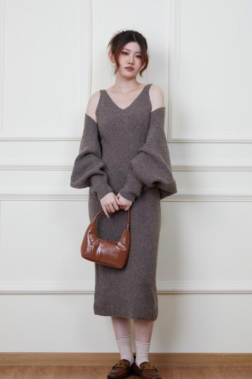Le Malene 慵懒针织背心裙披肩套装 18900 商品图3