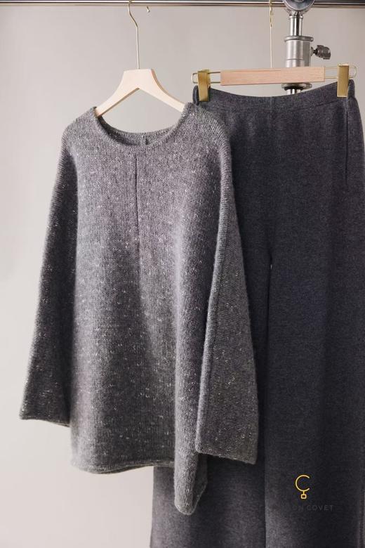 MAISON COVET 纯山羊绒绞花圆领上衣 商品图4