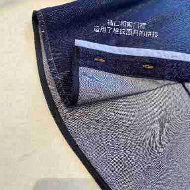 酷帅时髦！品质复古蓝慵懒显瘦拼接衬衫女牛仔外套25早秋新款！ 商品图3