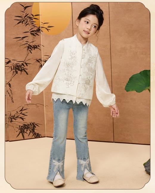 蝴蝶结牛仔裤 商品图0