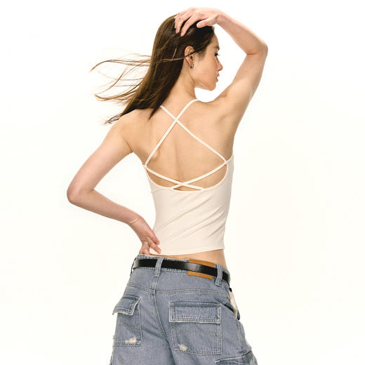 Ariseism 美式复古辣妹吊带背心女2025夏季新款外穿显瘦无袖上衣 商品图3