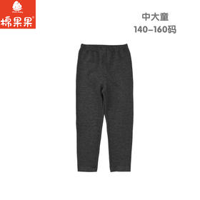棉果果冬季新品条纹保暖打底140-160码中大童大码保暖打底裤M401200425708