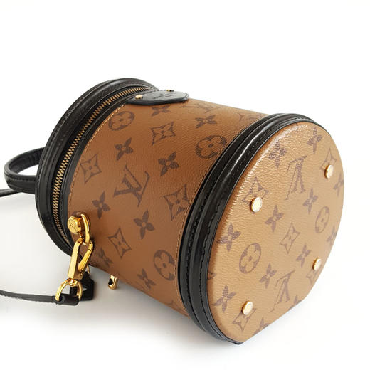 【95新】LV路易威登CANNES M43986老花CANNES发财桶包手提单肩包060925TJ40 现售价：9700 商品图7