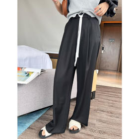 2509302   M抽绳高腰及地阔腿裤