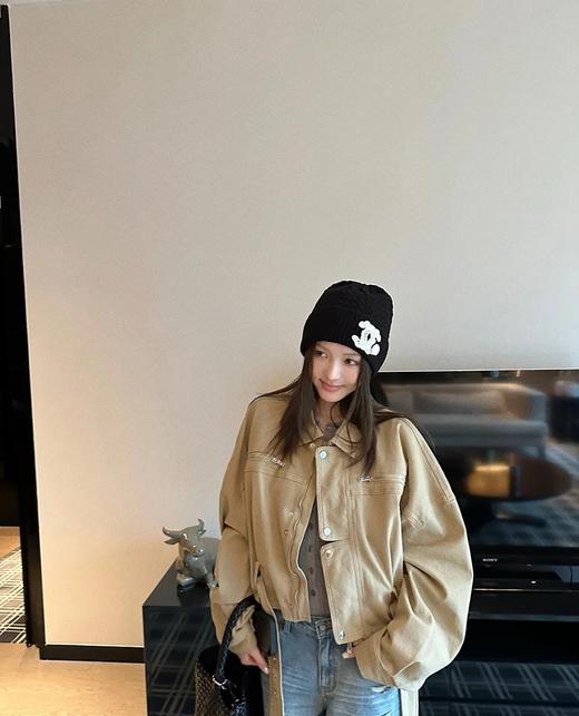 TY452-Chanel 香奈儿 山茶花logo羊毛针织帽（PG*MM）9.16直播款 商品图1