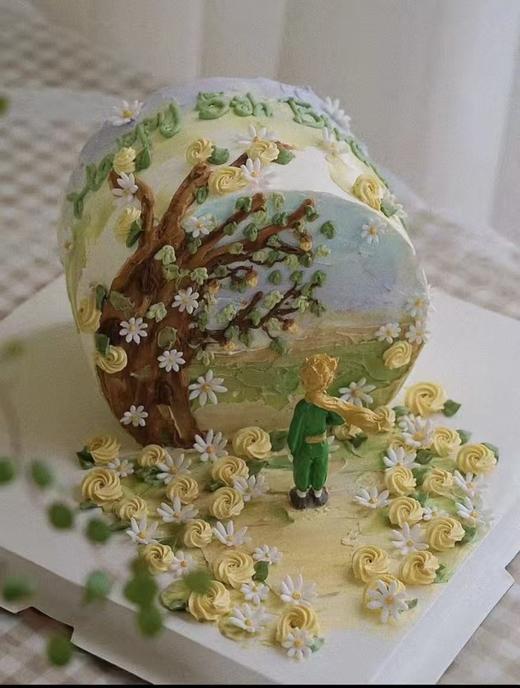 多款式~半圆露营户外小动物/小王子蛋糕-低糖处理无添加 商品图2