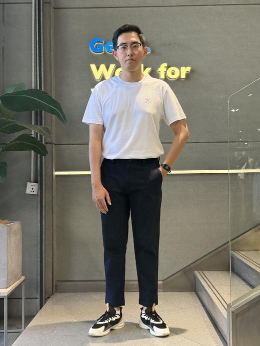 佐丹奴男装25年商场同款180度橡筋腰头修身窄脚九分裤01125006 商品图1