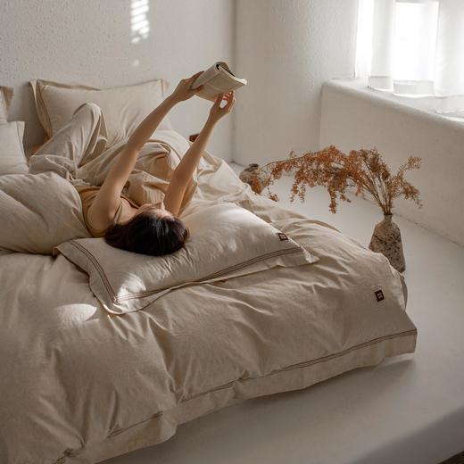 【下单5-7天发】由米简慕系列棉麻四件套|棉麻自带呼吸感，A类面料放心睡 商品图1