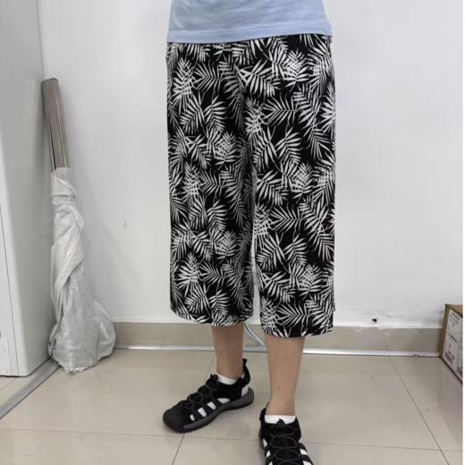 SUKENO夏季凉快柔软亲肤印花裤子家居裤睡裤 商品图1