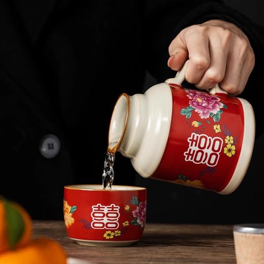 咏宣汝窑结婚礼品复古小暖壶家用闷茶壶泡茶壶功夫茶具中式泡茶壶 商品图2