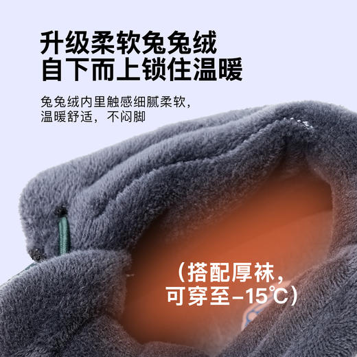 【爆款推荐】TY-小蓝羊25冬季新品男女童校园防滑加绒运动棉鞋户外面包靴-图图 商品图7