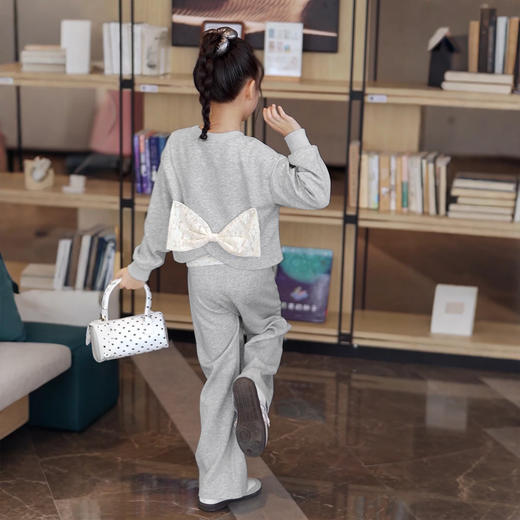 蝴蝶结蕾丝两件套 商品图3