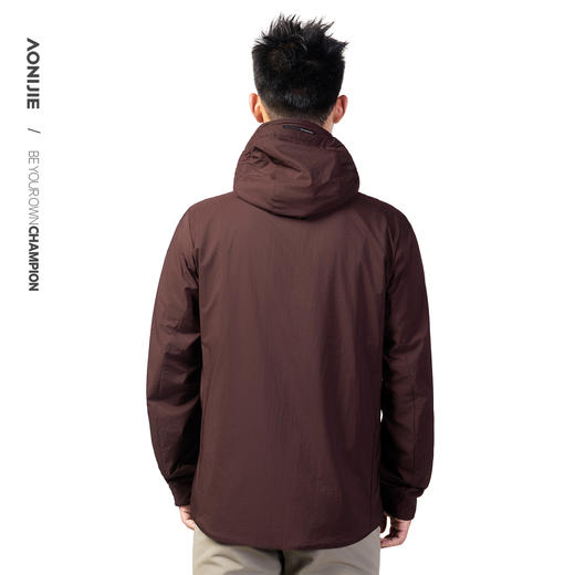 奥尼捷秋冬户外防风夹克外套男女夹克保暖加绒夹克户外运动外套轻量化耐磨运动夹克F5245 商品图8