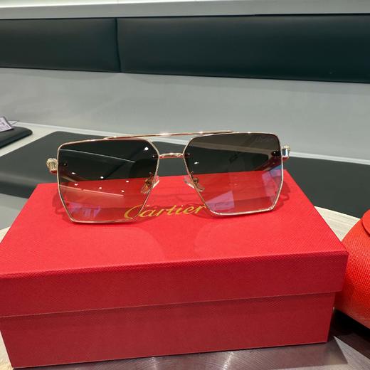 G517卡地亚 新款纯钛无框钻石切割太阳镜高端太阳镜 商品图4
