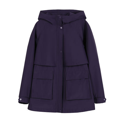 NEELLY纳俪商场同款秋季新款休闲通勤风衣女简约时尚工装短款外套N25083C01122 商品图3