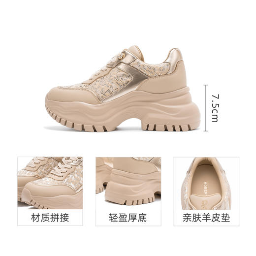 【云粉节】【9折】BF楼诺贝达25年时尚休闲鞋RCA256008吊牌价2280 商品图3