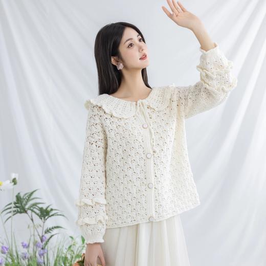 苏苏姐家微光开衫手工diy编织钩针毛线团自制开衫外套材料包 商品图2