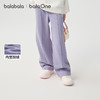 巴拉巴拉balaOne童装女童加绒直筒儿童裤子2025冬装新款撞色拼接 商品缩略图1
