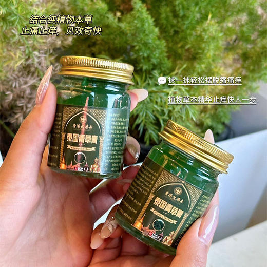 香港大药房泰国青草膏驱蚊止痒清凉油提神醒脑防蚊虫草本膏药批发 商品图1