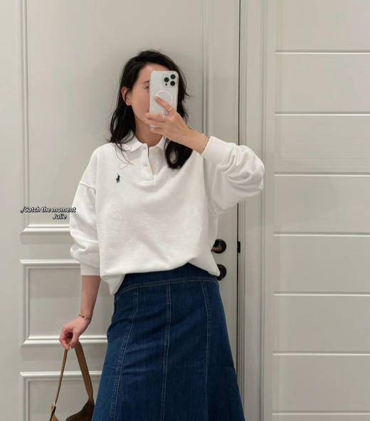 原单rl女款翻领Polo卫衣091604 商品图3