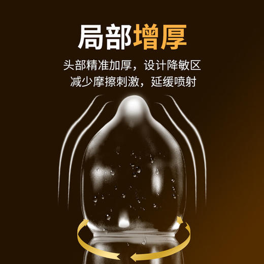 第六感安全套 物理持久避孕套18只 延时加厚降敏情趣套套 男用成人用品 商品图4