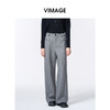 VIMAGE纬漫纪休闲时尚2025秋季新款保暖直筒裤子V2405109 商品缩略图5