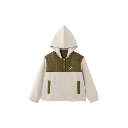 英氏儿童卫衣连帽男童针织拼色时尚潮流酷炫上衣男宝宝外穿新款 商品图4