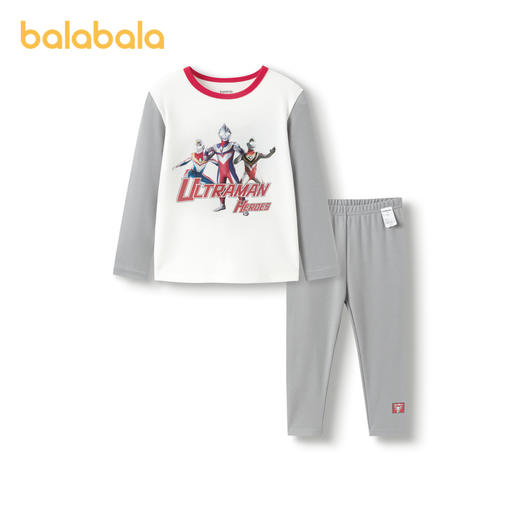 【奥特曼IP】巴拉巴拉男童秋衣秋裤套装秋冬保暖打底睡衣柔软亲肤 商品图4
