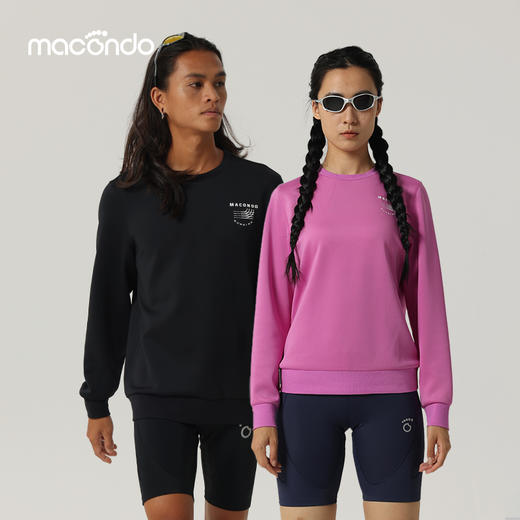 原创单品丨马孔多男女圆领空气层卫衣 空气层面料 锁温 0压感 袖口+下摆弹力防钻风 商品图0