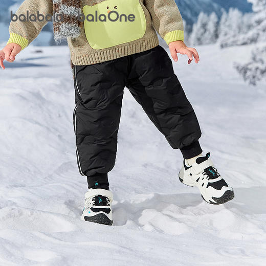 巴拉巴拉balaOne宝宝羽绒裤厚款保暖裤子男童女童装2025新款冬装 商品图0