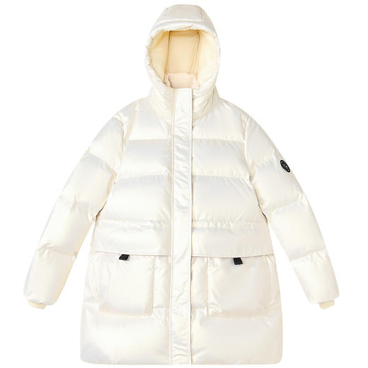 笛莎Deesha 童装女童羽绒服2025冬新款女童时尚甜美收腰中长款羽绒服 商品图4