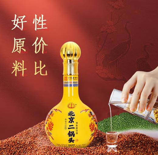 心选丨永丰牌 北京二锅头 清香金樽30 整箱500ml*6瓶白酒 商品图3
