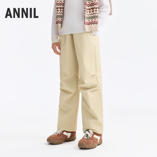 女童全腰梭织夹裤冬季新款安奈儿童装EG546600 商品图2