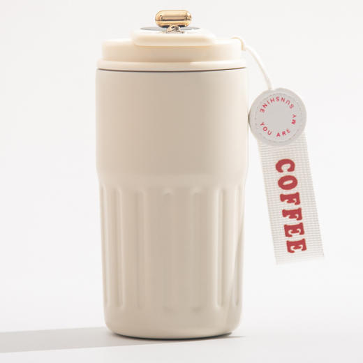 【智能温显咖啡杯】不锈钢智能温显咖啡杯户外便携带提绳保温杯随手杯 商品图8