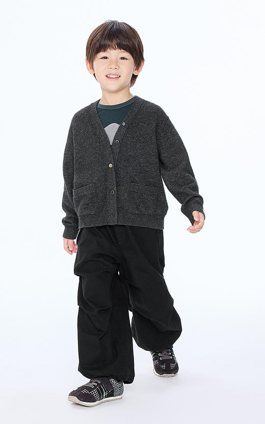 jnby   25年冬款  短款开襟针织衫  1P0312350 商品图0