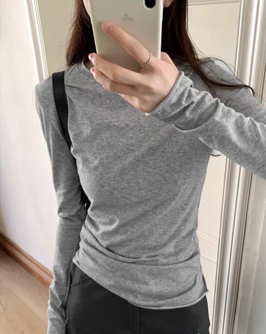 高级感正肩T恤 商品图2