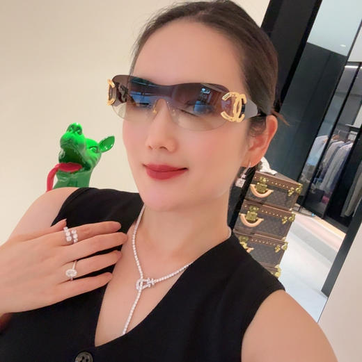 GAONAS  远航者时尚奢华白色设计y项链11602XW 商品图5