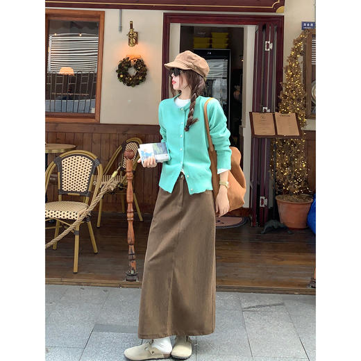 <曾小咸推荐>2.7现货秒杀 ！微信超特价！4色韩系圆领毛衣开衫 日常149.99 立减70 秒杀79.99！！ 商品图13