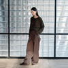 NEELLY纳俪商场同款秋季新款宽松阔腿高级质感长裤女休闲工装裤N25082H01100 商品缩略图1