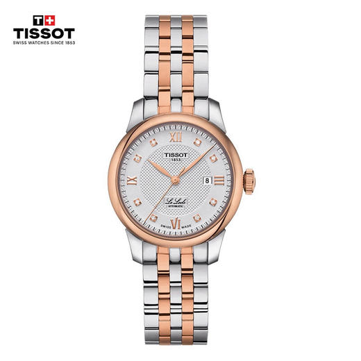 天梭(TISSOT)力洛克系列钢带机械女表T006.207.22.036.00 商品图0