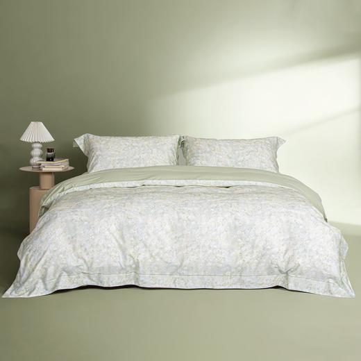 云丝锦暖绒数码四件套-逅花园-黄绿/抗菌 商品图0