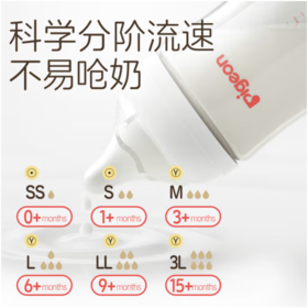 贝亲新生儿净透玻璃奶瓶80ml（含SS奶嘴）