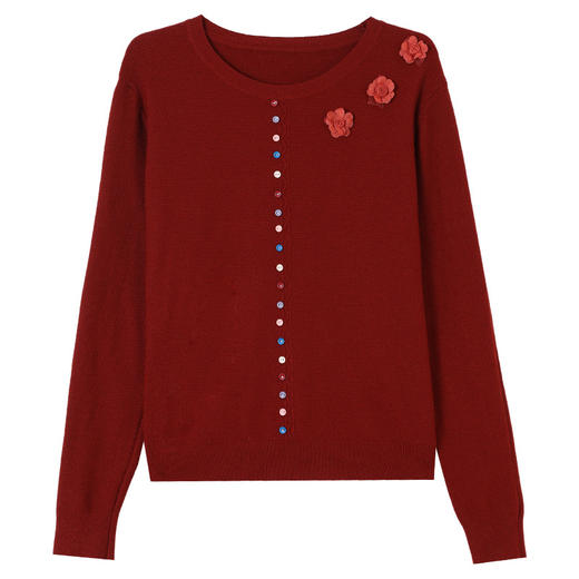 CC 27-25130圆领针织衫宽松毛衣上衣 商品图4